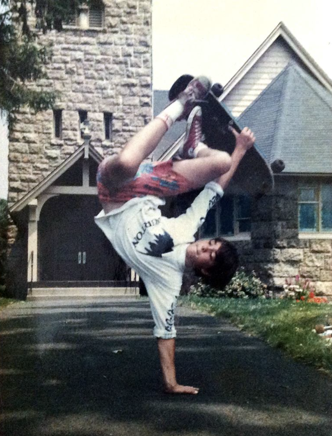 “Me in 1984 ‘Going to church.’”